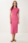 Cut Out Detaylı Esnek Saran Örme Elbise PEMBE LCR0080