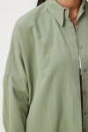 Oversize Basic Gömlek HAKİ LDD0003