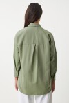 Oversize Basic Gömlek HAKİ LDD0003