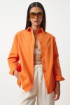 Oversize Basic Gömlek ORANJ LDD0003