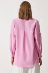 Oversize Basic Gömlek PEMBE LDD0003