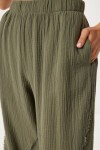 Püsküllü Müslin Pantolon HAKİ LBV0064
