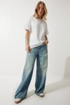 Bol Basic Pamuklu T-shirt BEYAZ LBP0015