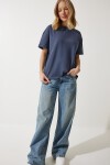 Bol Basic Pamuklu T-shirt FÜME LBP0015