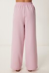Geniş Paça Keten Pantolon ŞEKER PEMBE LDP0071