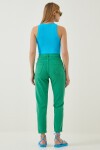 Yüksek Bel Mom Jeans CANLI YEŞİL LBP0009