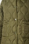 Cepli Oversize Kapitone Mont HAKİ LDZ0011