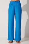 Geniş Paça Dökümlü Pantolon MAVİ LMC0057