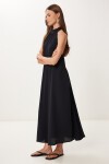 Halter Yaka Yazlık Müslin Elbise SİYAH LFG0019