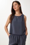 Kolsuz Bluz Pantolon Takım ANTRASİT LMC0058