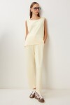 Modal Bluz Pantolon Takım SARI LDZ0039