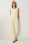 Modal Bluz Pantolon Takım SARI LDZ0039