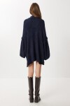 Oversize Yumuşak Dokulu Triko Elbise LACİVERT LDM0012