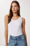 2li Fitilli Kalın Askılı Örme Atlet GRİ MELANJ BEYAZ LHJ0002