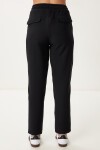 Cepli Dokuma Şalvar Pantolon SİYAH LMX0094