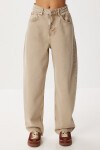 Kesik Paça Baggy Jean P0291 BEJ LRI0030