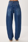 Kesik Paça Baggy Jean P0291 KOYU MAVİ LRI0022