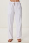 Keten Bluz Pantolon Takım BEYAZ LMC0062