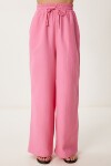 Müslin Palazzo Pantolon PEMBE LMX0008