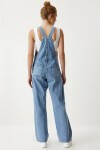 Askılı Denim Bahçıvan Tulum AÇIK MAVİ LRV0006