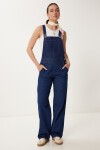 Askılı Denim Bahçıvan Tulum KOYU MAVİ LRV0006