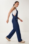 Askılı Denim Bahçıvan Tulum KOYU MAVİ LRV0006