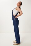 Askılı Denim Bahçıvan Tulum KOYU MAVİ LRV0006