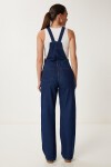 Askılı Denim Bahçıvan Tulum KOYU MAVİ LRV0006