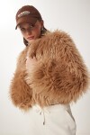 Suni Kürk Ceket CAMEL LFN0074