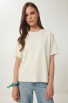 Basic Modal T-shirt KEMİK LMC0084