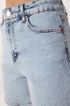 Bermuda Denim Şort AÇIK MAVİ LUT0017