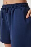 Cepli Modal Şort LACİVERT LUB0097