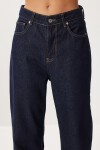 Kuşaklı Denim Ceket Pantolon Takım KOYU MAVİ LRI0013