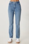 Orta Bel Straight Jeans AÇIK MAVİ LUT0010