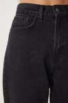 Orta Bel Straight Jeans SİYAH LUT0011
