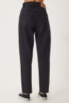 Orta Bel Straight Jeans SİYAH LUT0011