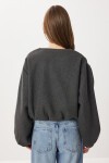 Soft Kaşe Bomber Ceket ANTRASİT LUB0248