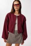 Soft Kaşe Bomber Ceket BORDO LUB0248