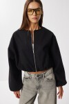 Soft Kaşe Bomber Ceket SİYAH LUB0248