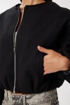Soft Kaşe Bomber Ceket SİYAH LUB0248