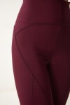 Toparlayıcı Örme Spor Tayt BORDO LVX0006