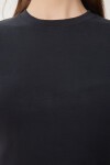 Fitted/Vücuda Oturan Esnek Modal Alt-Üst Takım SİYAH LUB0086