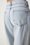Geniş Paça Bol Jean BUZ MAVİ LUT0003