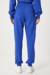 Kapüşonlu Sweatshirt Jogger Oversize Örme Eşofman Takımı MAVİ LPYS003