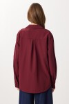 Basic Dokuma Gömlek BORDO LUB0299