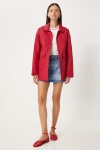 Cepli Oversize Kapitone Mont KIRMIZI LFO0001