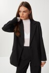 Dikişli Straight Poliviskon Pantolon SİYAH LGP0023