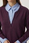 Gömlek Yaka Modal Sweatshirt MÜRDÜM LXA0018
