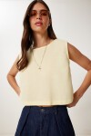 Kolsuz Keten Bluz SARI LGP0004