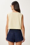 Kolsuz Keten Bluz SARI LGP0004